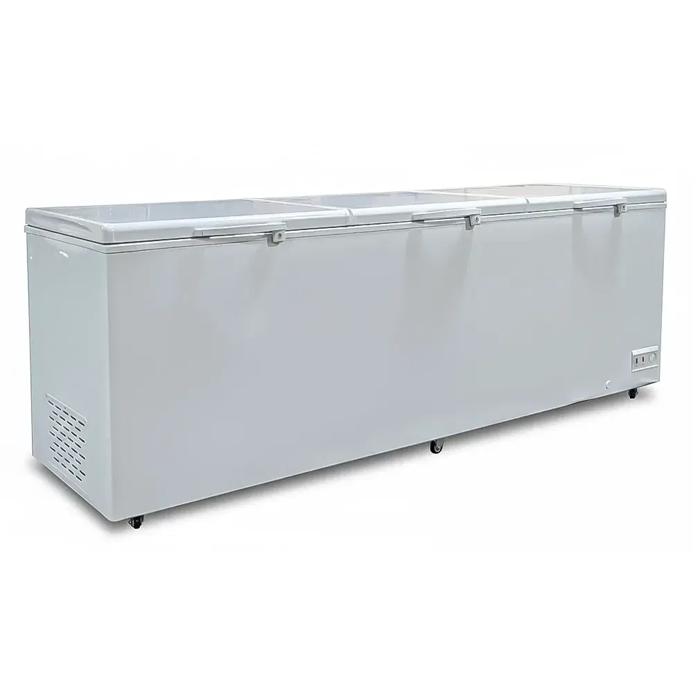 ChillCore Series 105" Commercial Chest Freezer, 42 Cu. Ft., 3 Solid Lids, 2 Baskets