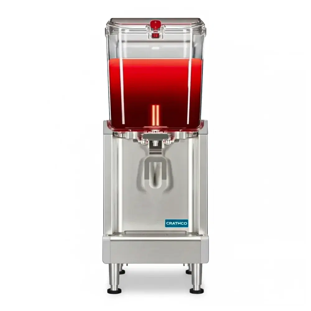 Crathco CS-1D-16 Refrigerated Beverage Dispenser, Single 4.75 Gallon Bowl, 120V