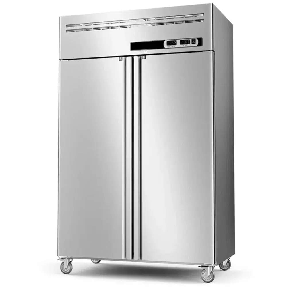 ChillCore Series 48" Reach-In Refrigerator & Freezer Combo, 2 Sections, Stainless Steel, 1 Year Warranty