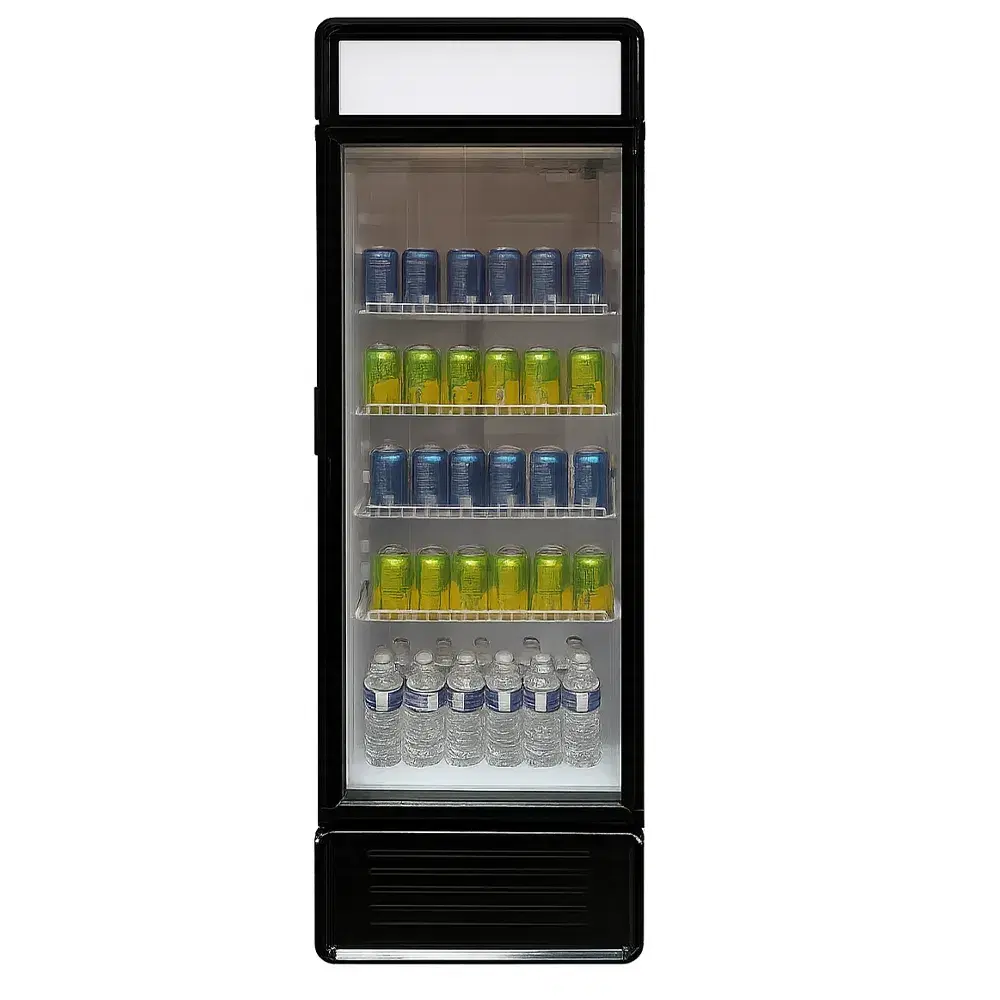 ChillCore Series 21" Refrigerated Glass Door Merchandiser, 8.1 Cu. Ft., 1 Swing Door