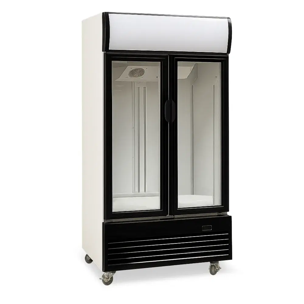 ChillCore Series 35" Refrigerated Glass Door Merchandiser, 2 Swing Doors