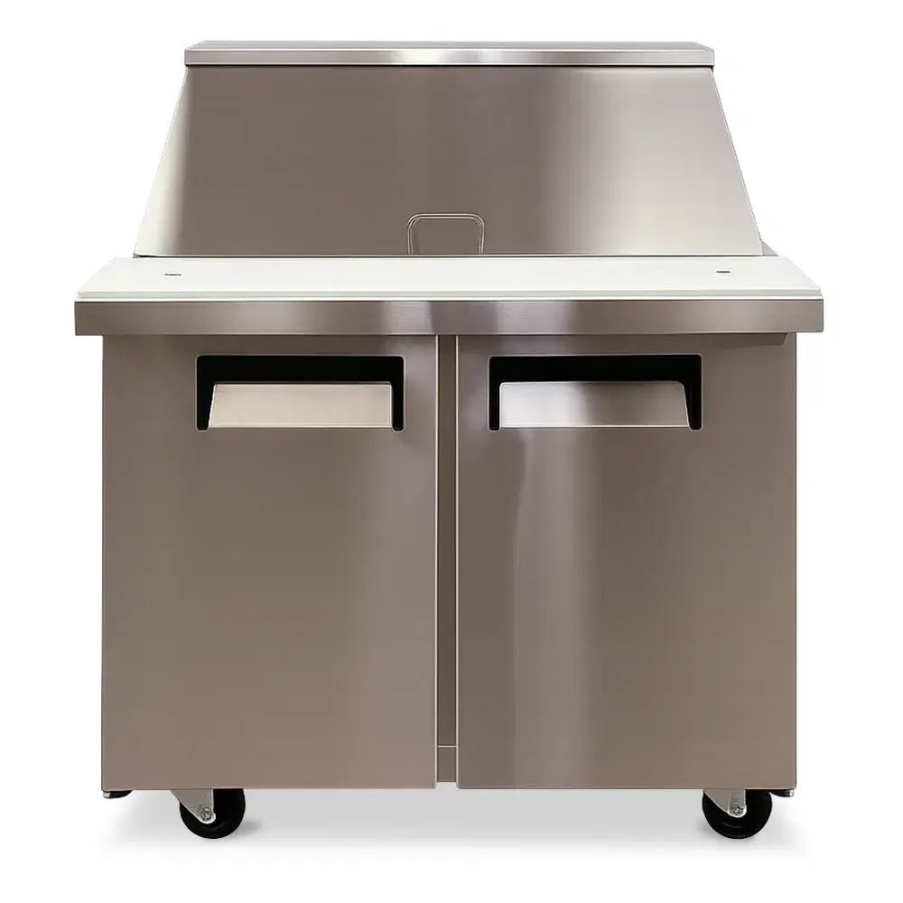 ChillCore Series 36.25" Mega Top Sandwich and Salad Prep Table, Holds 15 Pans, Stainless Steel
