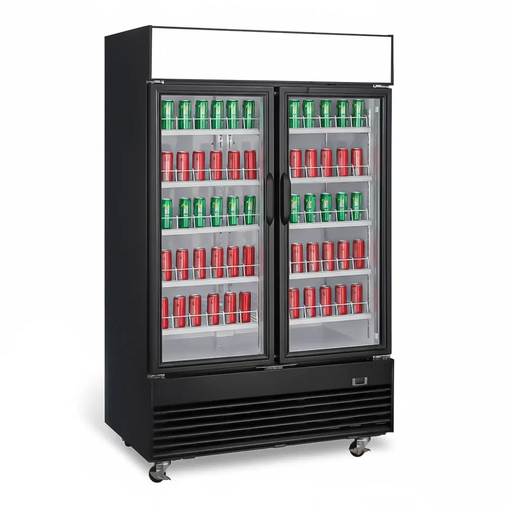 CoolEdge Series 39" Reach-In Merchandiser Refrigerator, 33.5 Cu. Ft., 2 Glass Doors