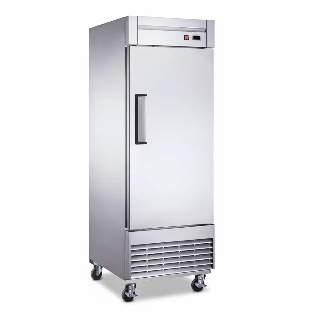 CoolEdge Series 28" Reach-In Freezer, 16 Cu. Ft., 1 Solid Door, Stainless Steel