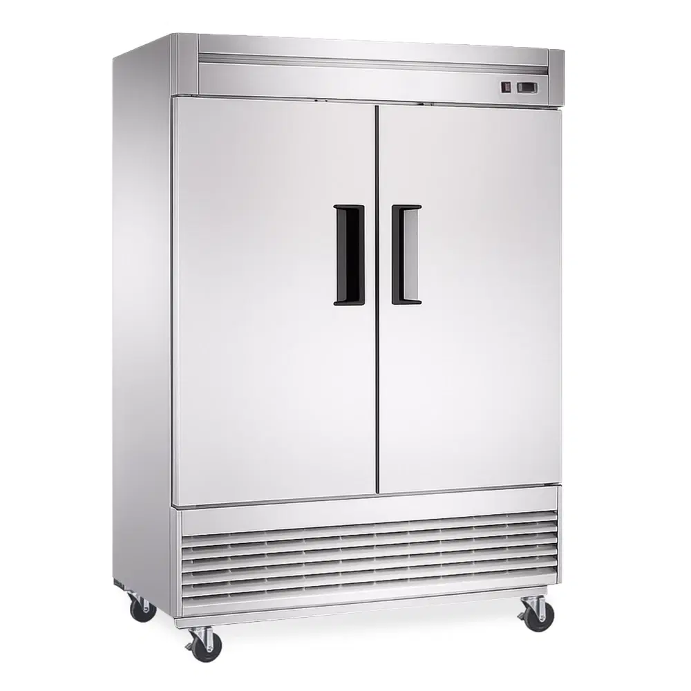 CoolEdge Series 55" Reach-In Freezer, 42 Cu. Ft., 2 Solid Doors, Stainless Steel