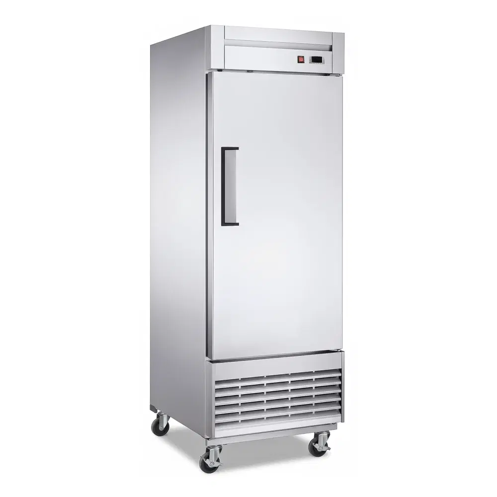 CoolEdge Series 28" Reach-In Refrigerator, 16 Cu. Ft., 1 Solid Door, Stainless Steel