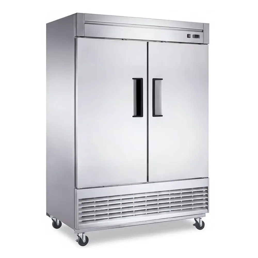 CoolEdge Series 55" Reach-In Refrigerator, 42 Cu. Ft., 2 Solid Doors, Stainless Steel