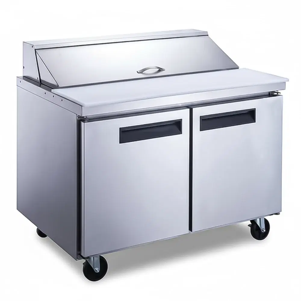 CoolEdge Series 48" Sandwich and Salad Prep Table, Holds (12) 1/6 Pans, Stainless Steel