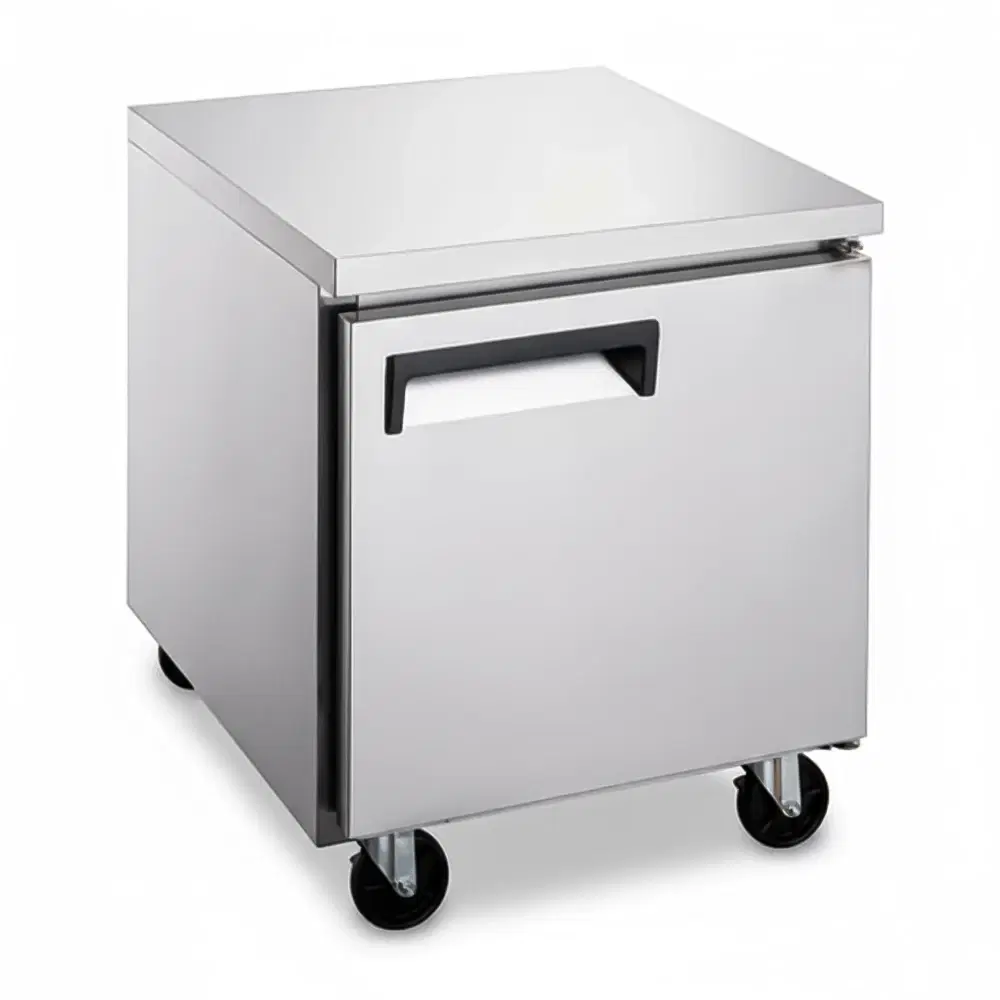 CoolEdge Series 29" Undercounter Refrigerator, 1 Solid Door, Stainless Steel