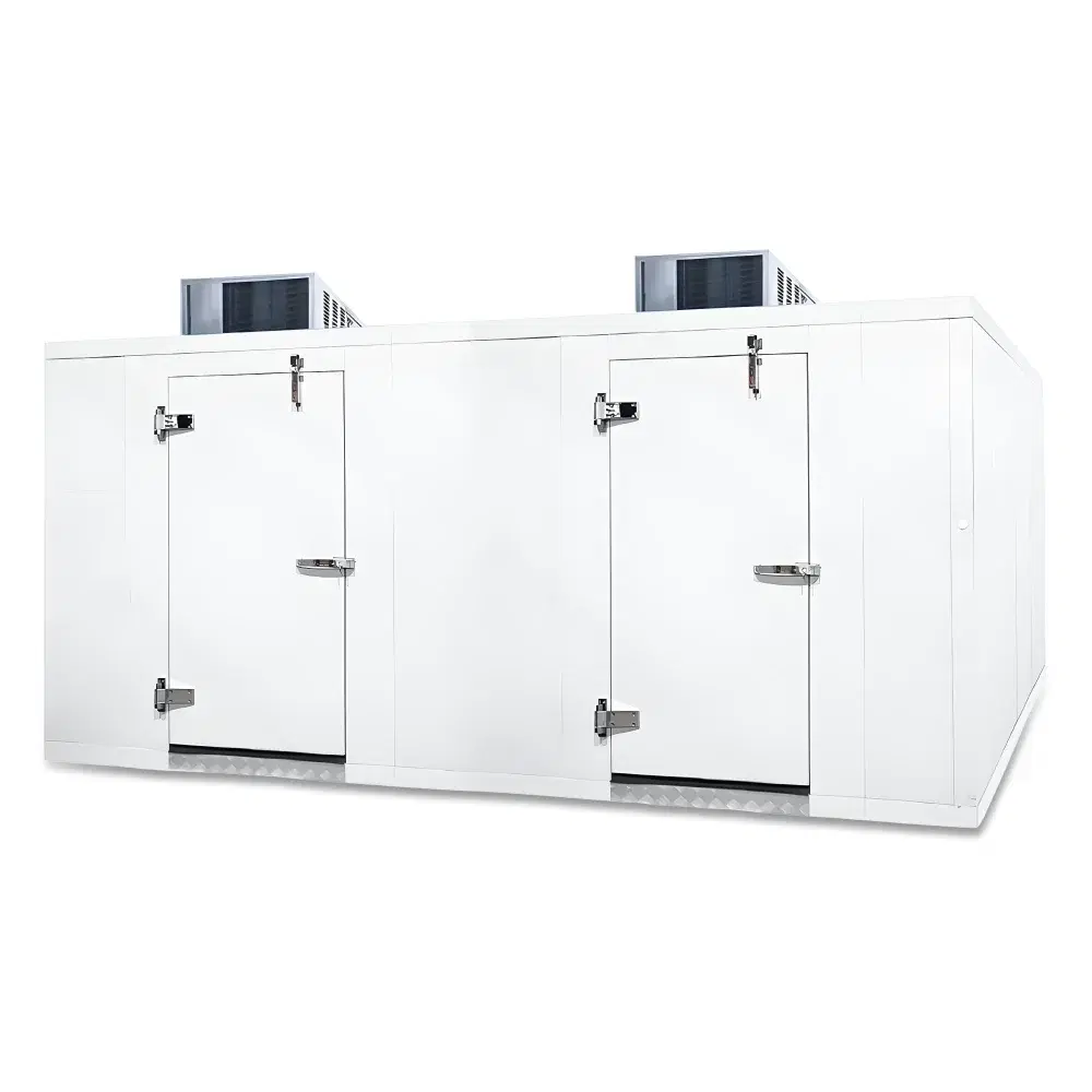 PolarBox Series 10' x 12' Walk-In Cooler & Freezer Combo with Floor & Remote Refrigeration