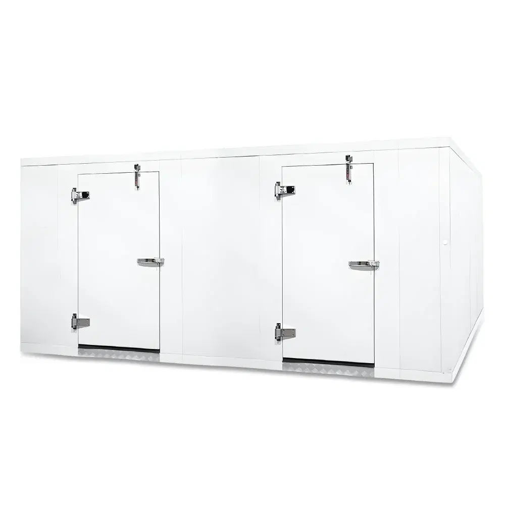 PolarBox Series 10' x 12' Quick Ship Walk-In Cooler & Freezer Combo Box Only with Floor