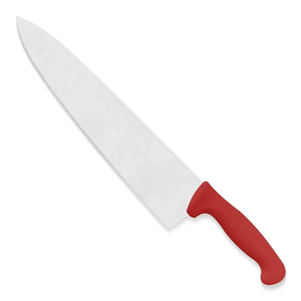 ChefCraft Series 12" Chef Knife with Red Handle