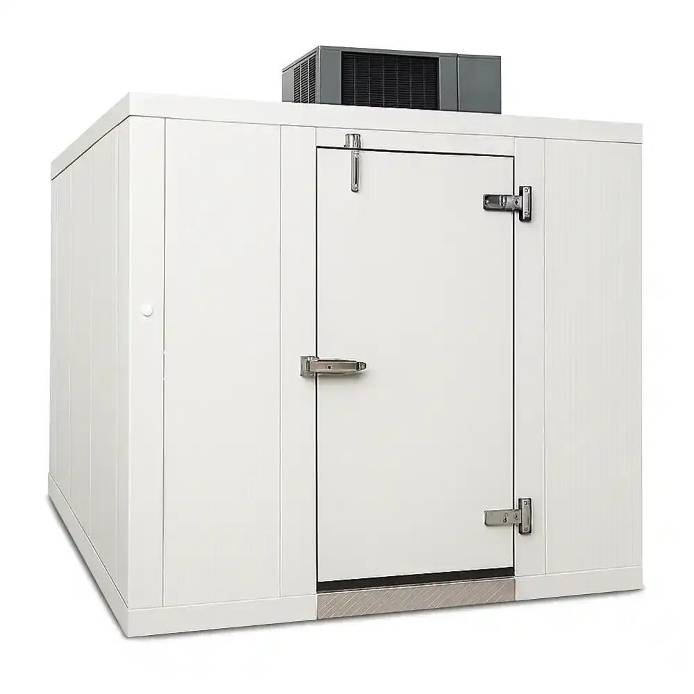 PolarBox Series 6' x 8' Quick Ship Walk-In Cooler With Floor & Remote Refrigeration