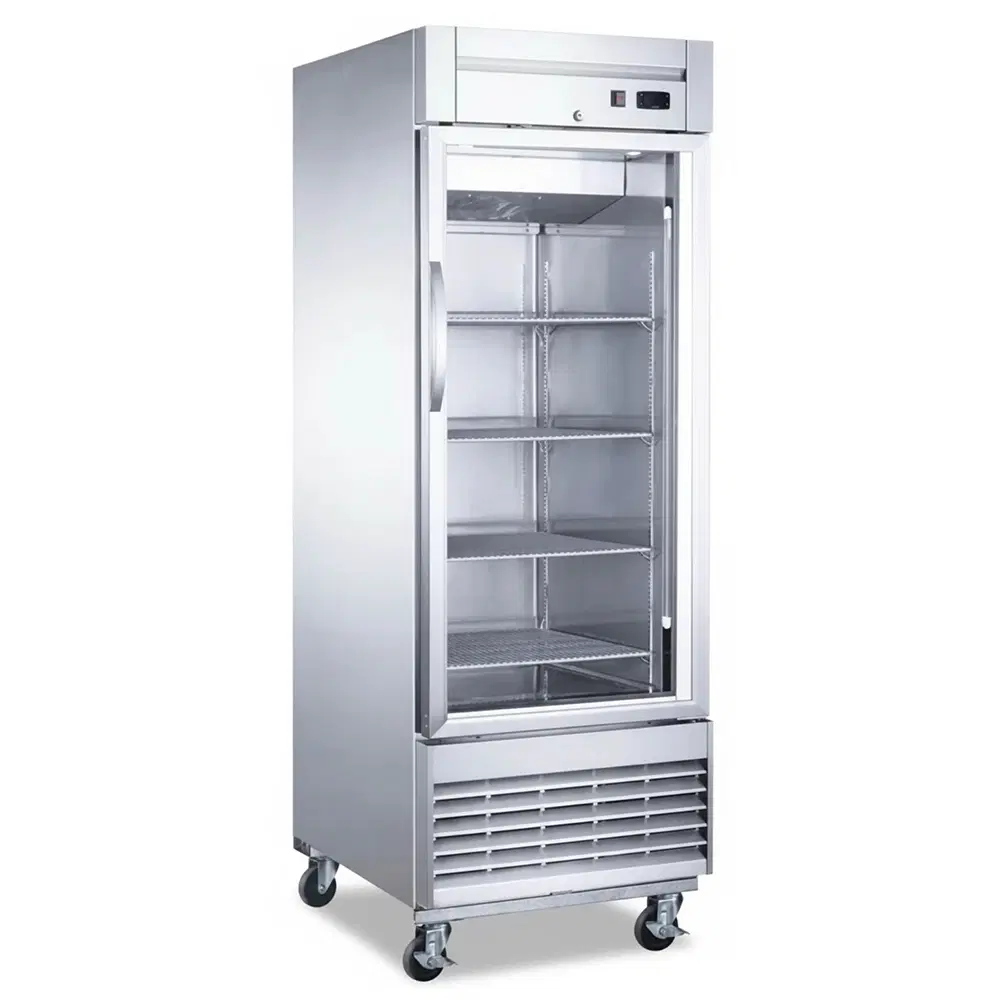 Dukers D28F-GS1 28" Reach-In Freezer, 1 Section, Stainless Steel, 5 Year Compressor Warranty