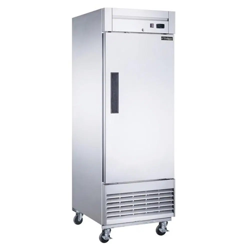 Dukers D28F 28" Reach-In Freezer, 1 Section, Stainless Steel, 5 Year Compressor Warranty