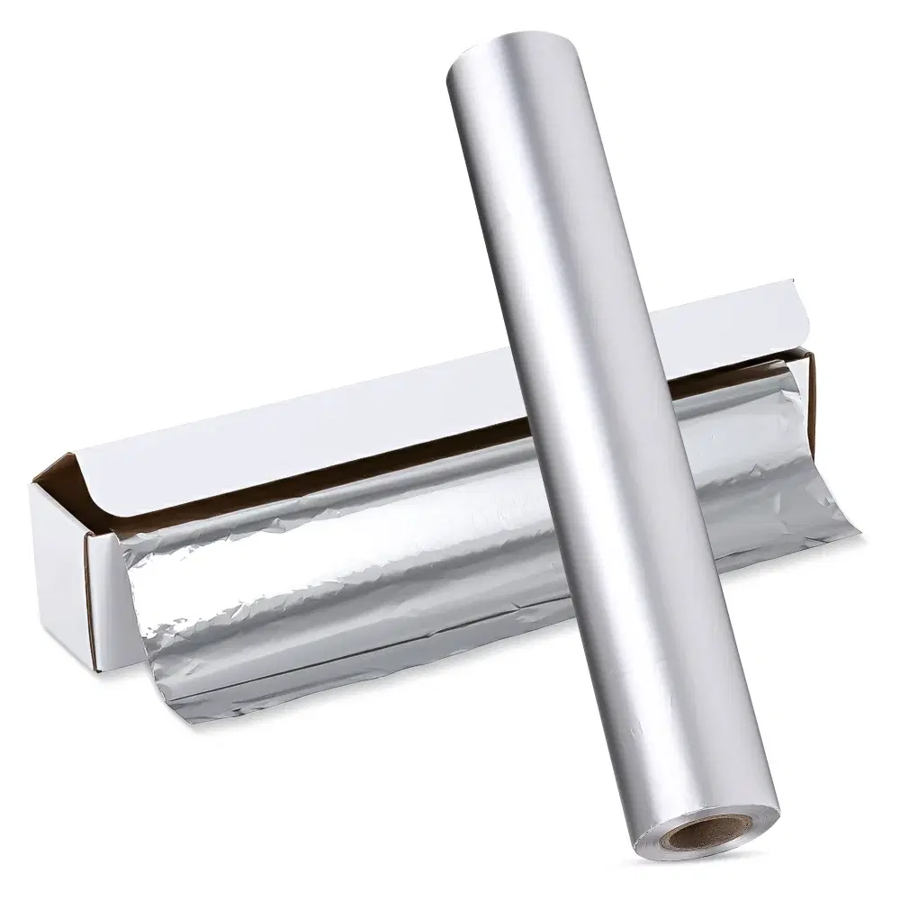 Dinelux Series 18" x 500' Food Service Heavy Duty Foil Roll - 80 Gauge