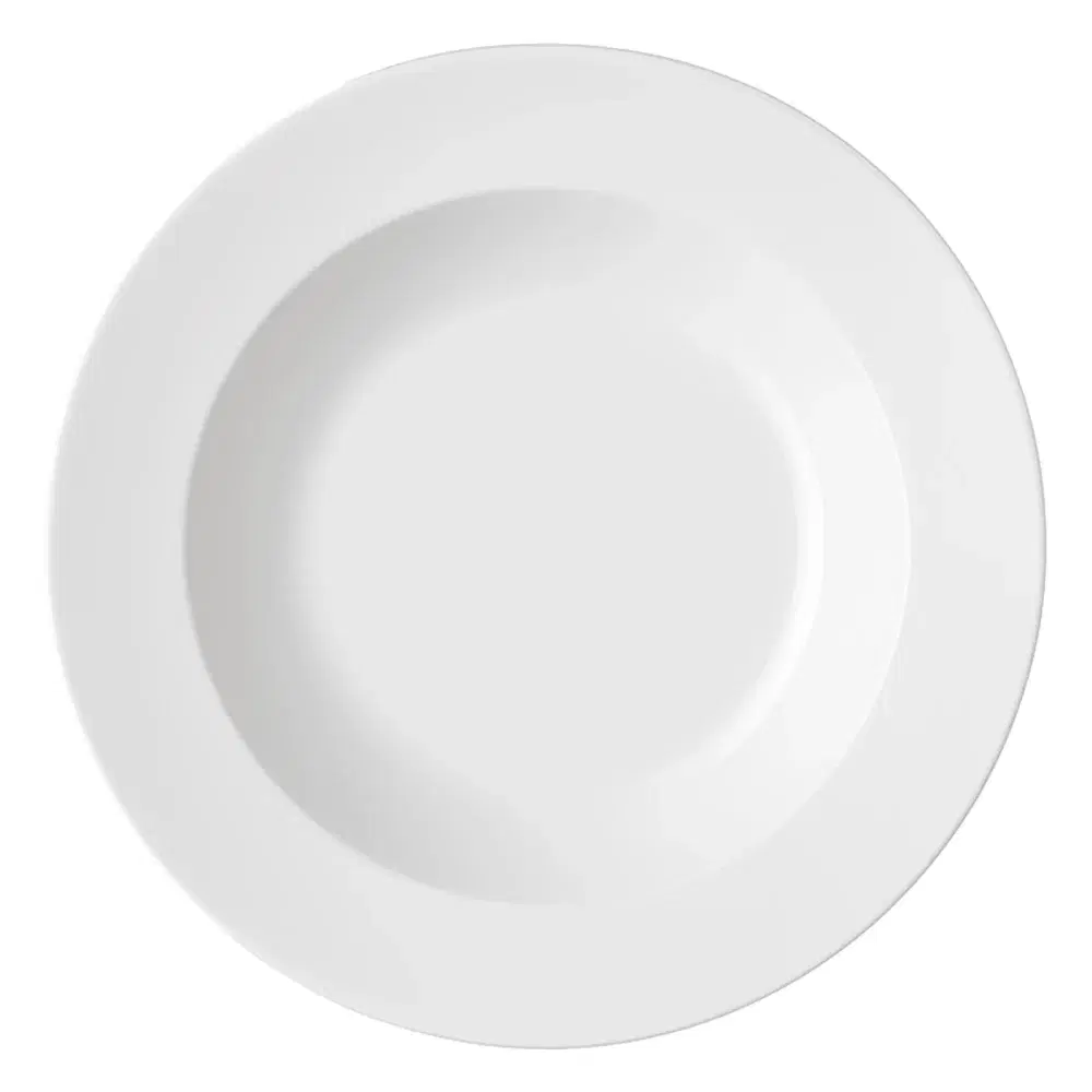 Furtino England 11.8" Finesse Round Plate, Chinaware, White