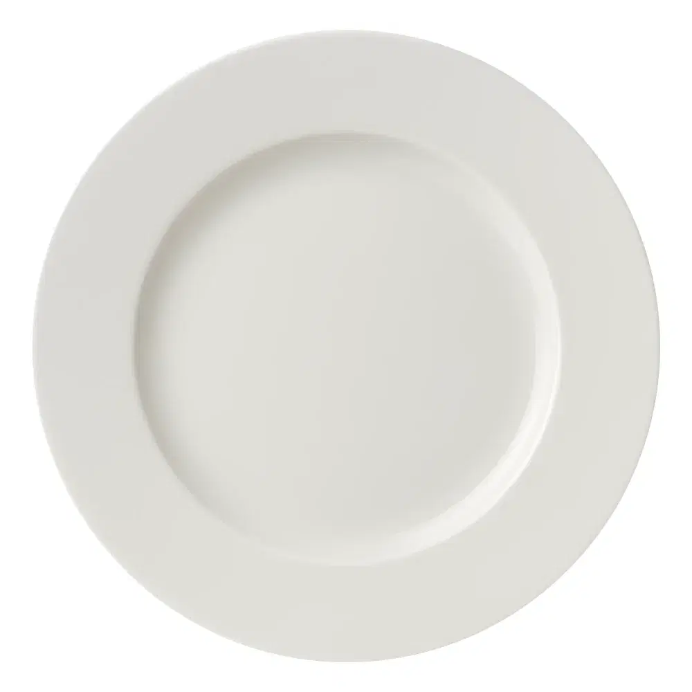 Furtino England 7.8" Finesse Round Plate, Chinaware, White