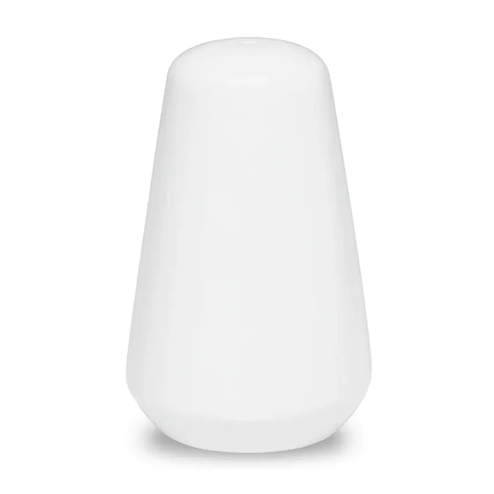 Furtino England 2.7"H Finesse Round Salt, Chinaware, White