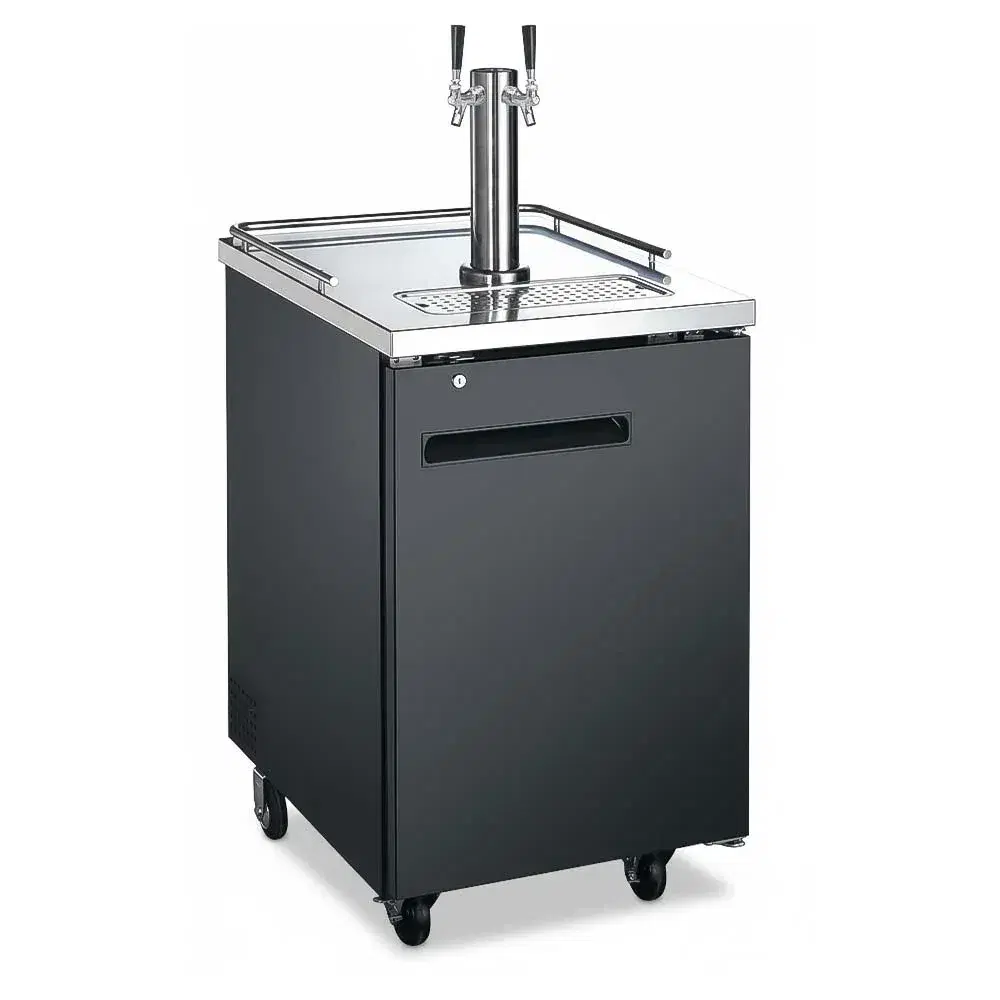 IceVault Series 23 1/2" Kegerator / Beer Dispenser, 1 Solid Door, 1 Year Warranty