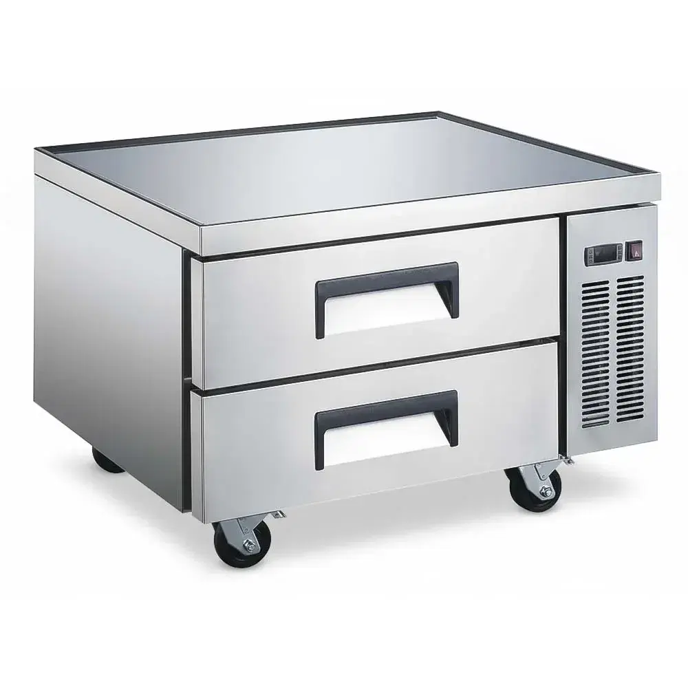 IceVault Series 36" Chef Base Refrigerator, 2 Drawers, Stainless Steel, 1 Year Warranty