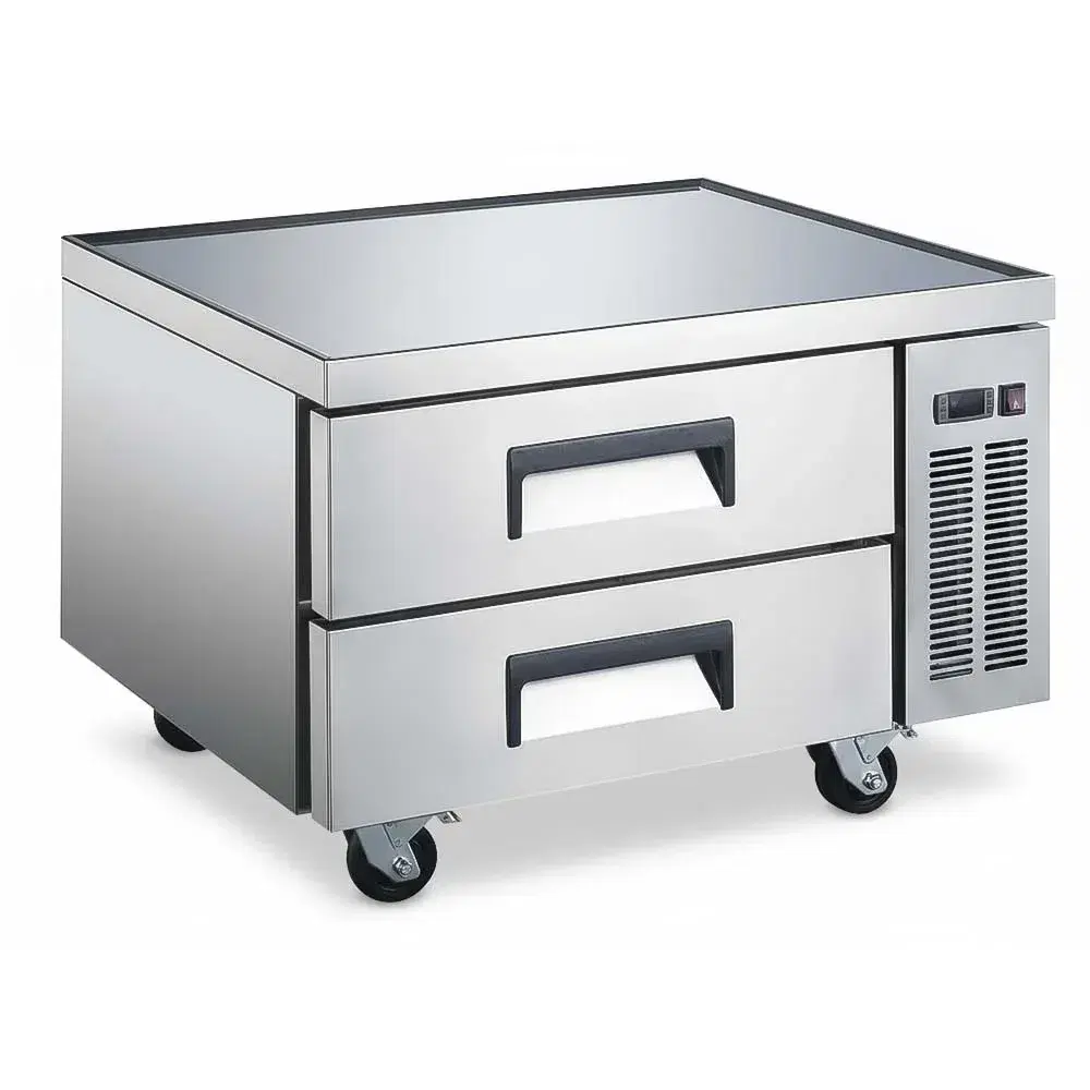 IceVault Series 48" Chef Base Refrigerator, 2 Drawers, Stainless Steel, 1 Year Warranty