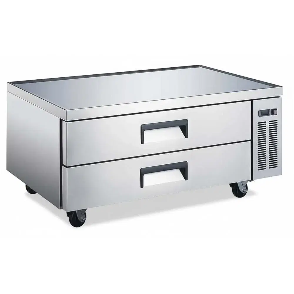 IceVault Series 60" Chef Base Refrigerator, 2 Drawers, Stainless Steel, 1 Year Warranty