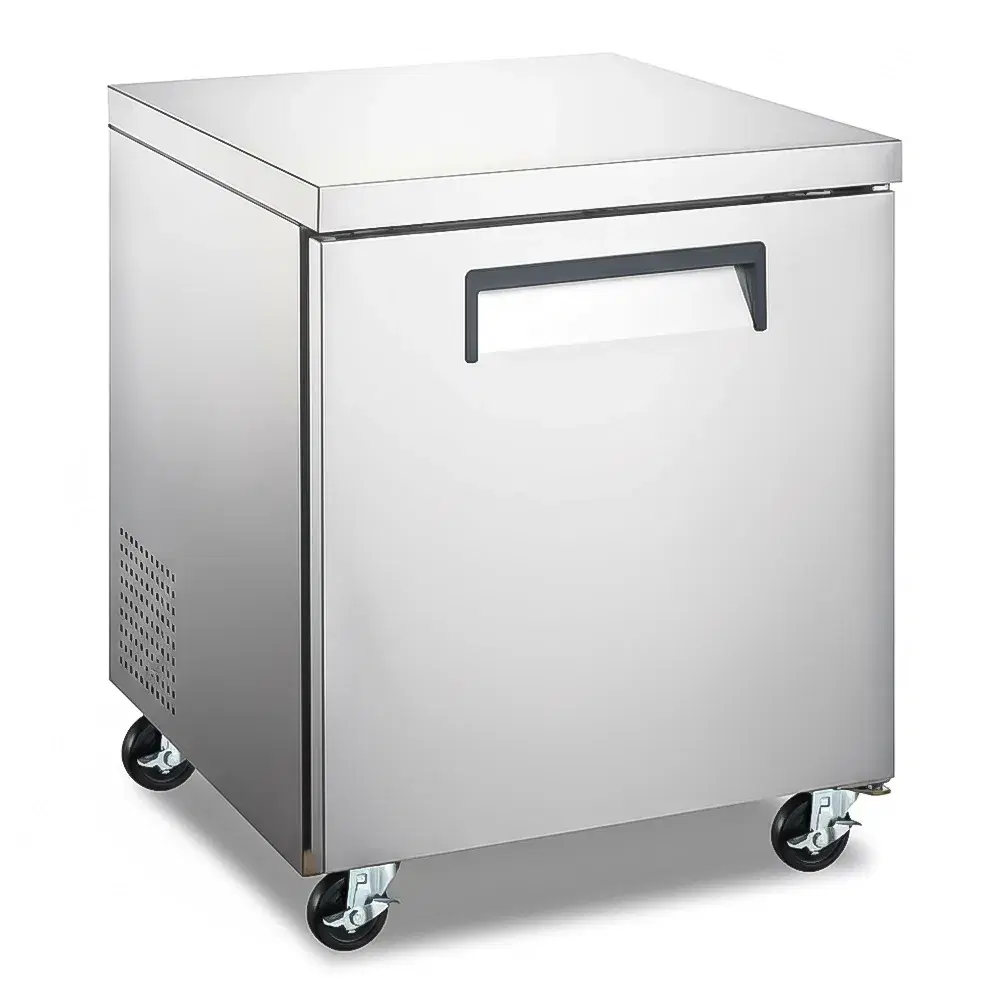 IceVault Series 27" Undercounter Refrigerator, 1 Door, Stainless Steel, 1 Year Warranty