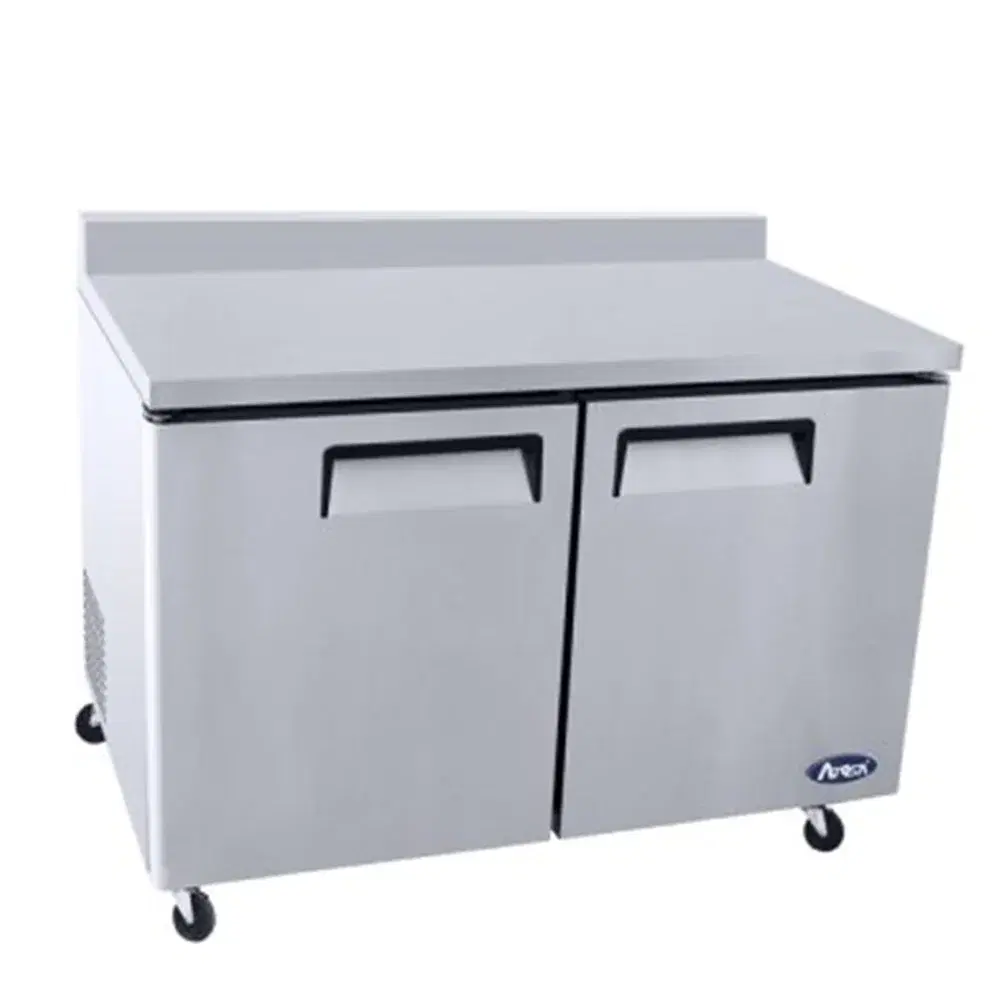 Atosa MGF8409GR 48.3" Worktop Refrigerator with Backsplash 13.4 Cu.Ft
