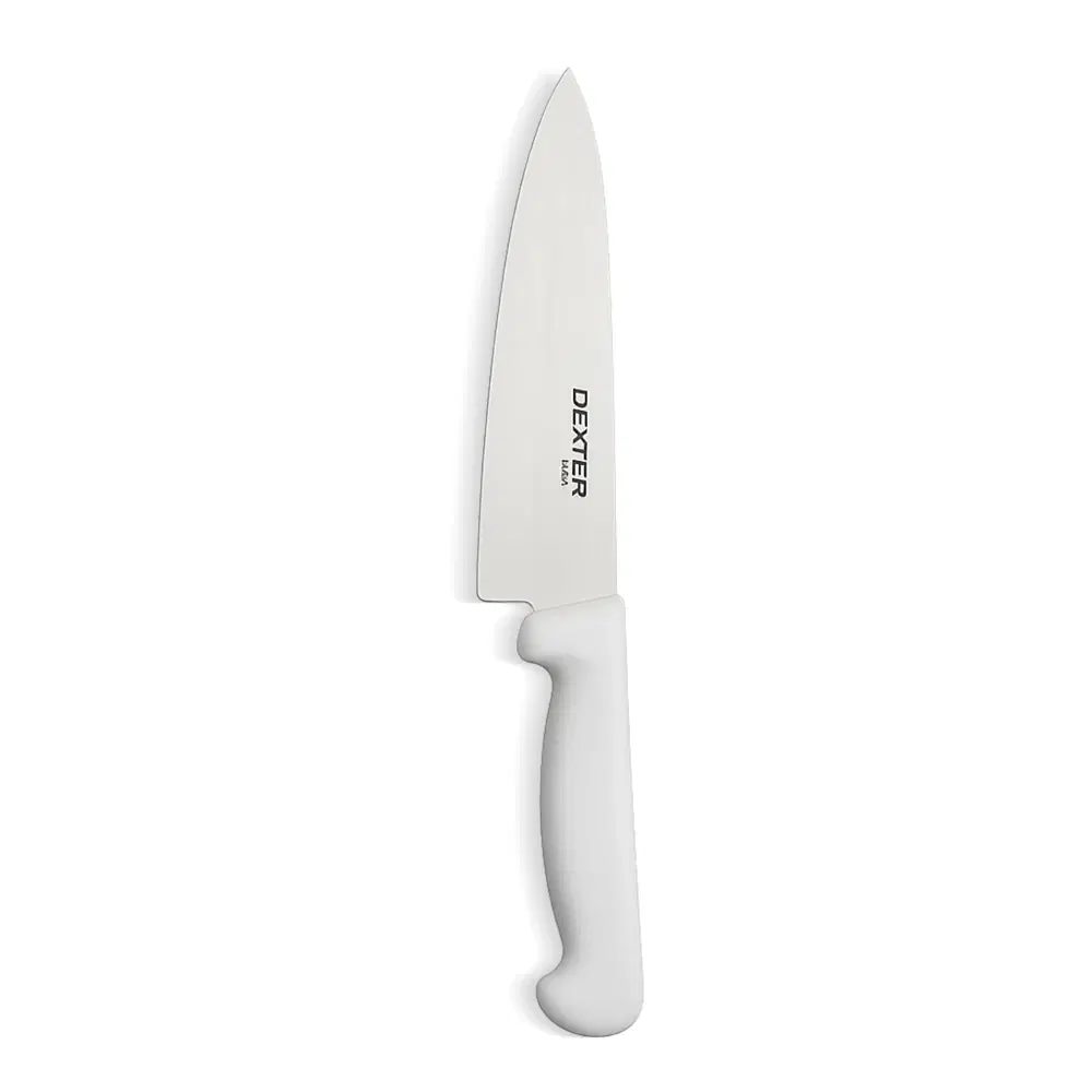 Dexter Russell P94801 8" Chef Knife with White Handle