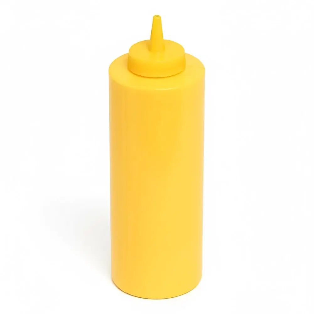 Thunder Group PLTHSB024Y 24 oz Polyethylene Squeeze Bottle Yellow