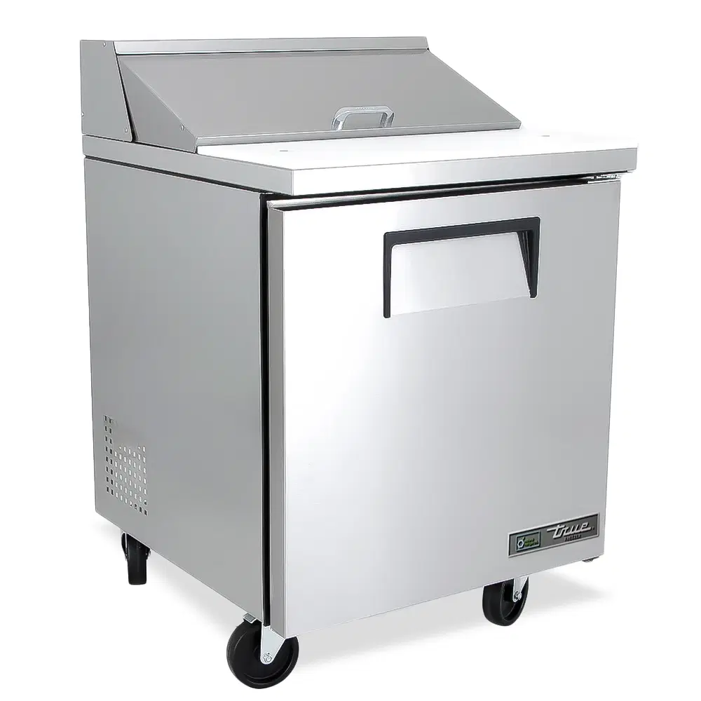 True TSSU-27-08-HC 27" Sandwich/Salad Prep Table, Holds 8 Pans, 7 Year Warranty