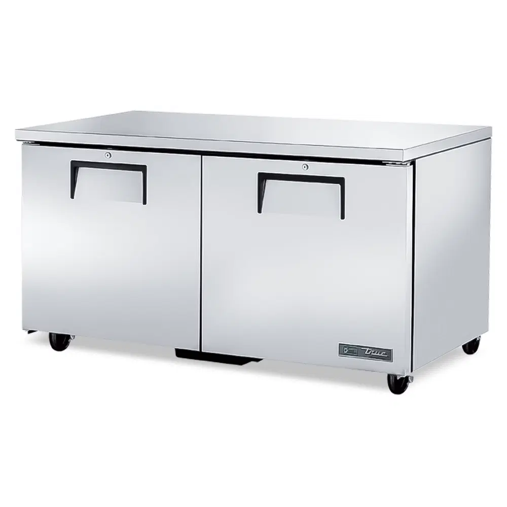 True TUC-60-HC 60" Undercounter Refrigerator, 2 Doors, 7 Year Warranty
