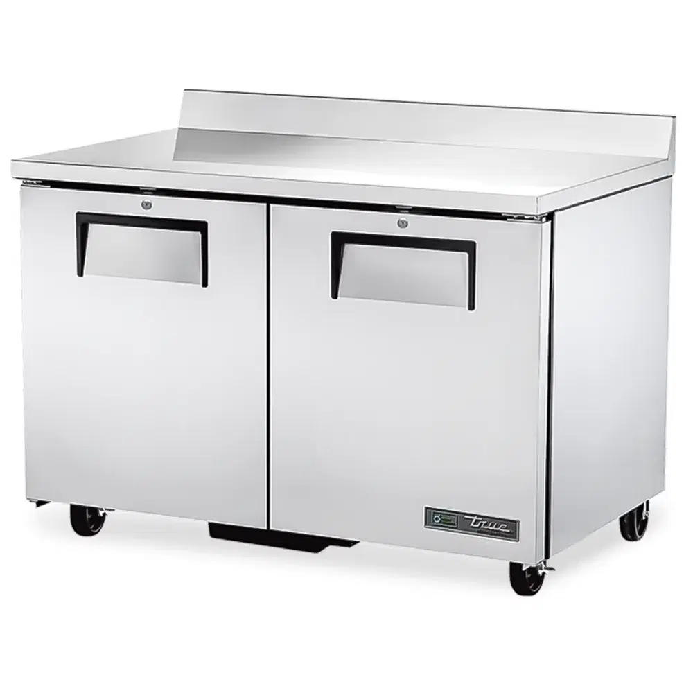 True TWT-48F-HC 48" Worktop Freezer with 3 9/16" Backsplash, 7 Year Warranty