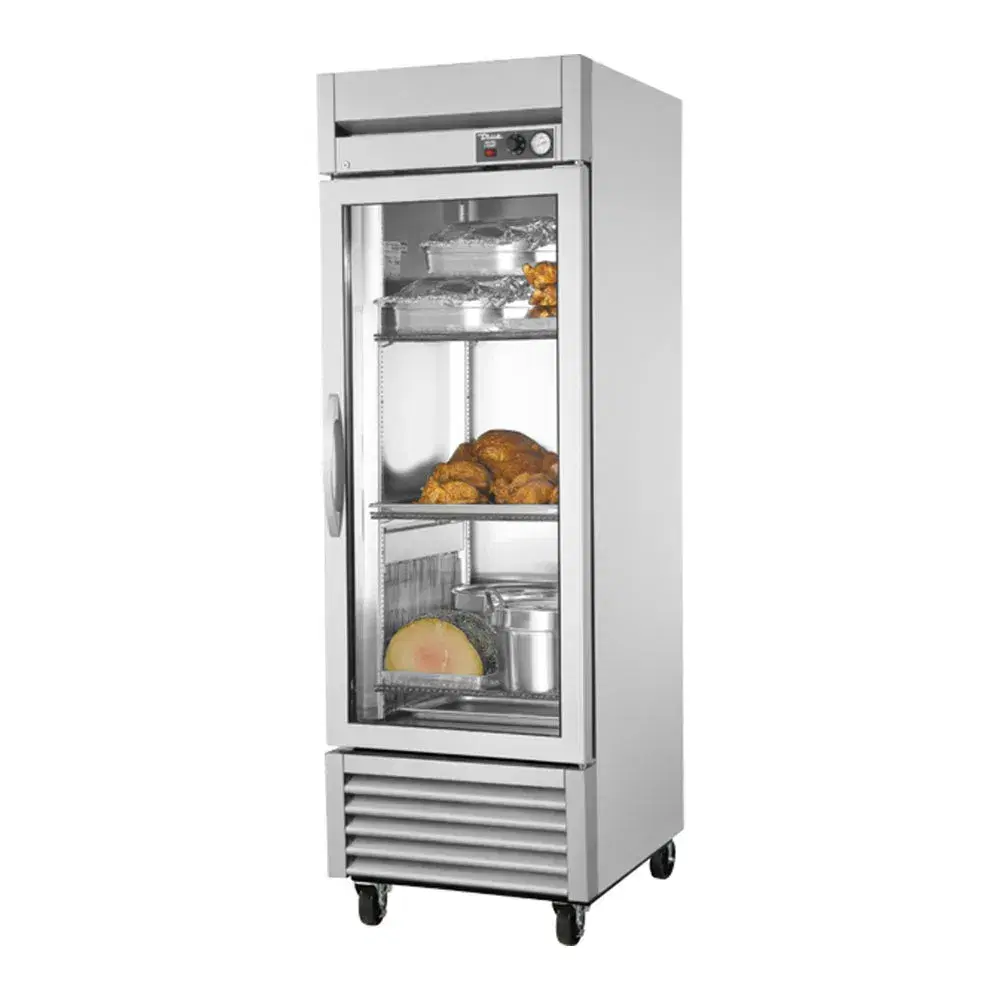 True TH-23G-FGD01 27" Door Heated Holding Cabinet, 1 Section Glass Door